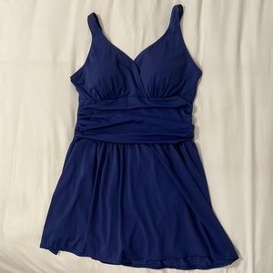 Navy Blue Swim Dress Women’s Size 16